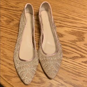 Flats Rose Gold with stones